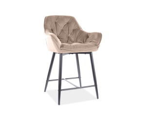 Taburete de media barra Karsten H-2 (Velvet)